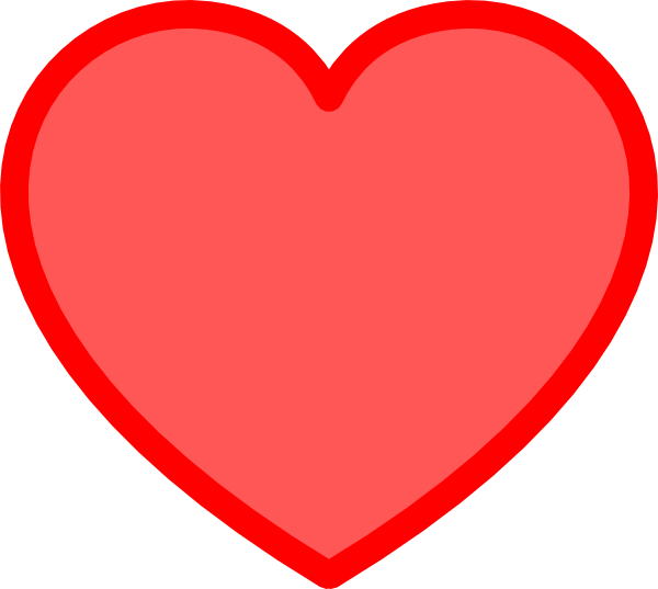 heart clipart red