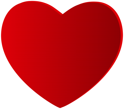 Large red heart clipart. Hearts png images