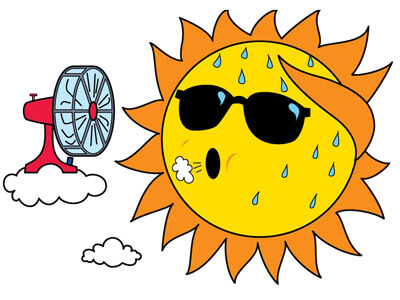 heat clipart sweltering