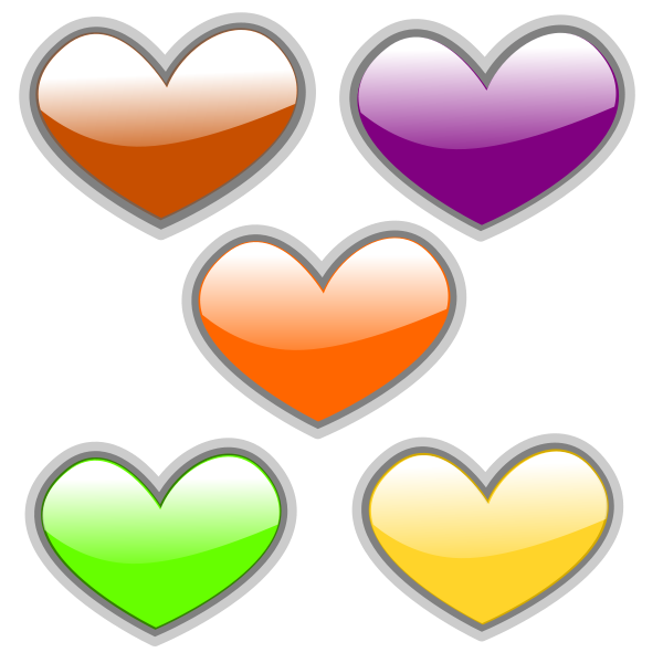 Heat clipart three heart. Free cliparts download clip