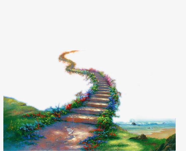 Dream road png transparent. Ladder clipart stairway to heaven