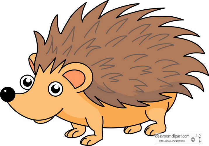 Hedgehog clipart. 