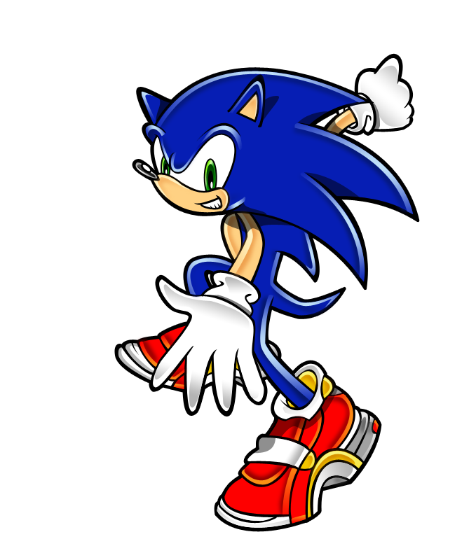 Hedgehog clipart colorful. Sonic the colored by