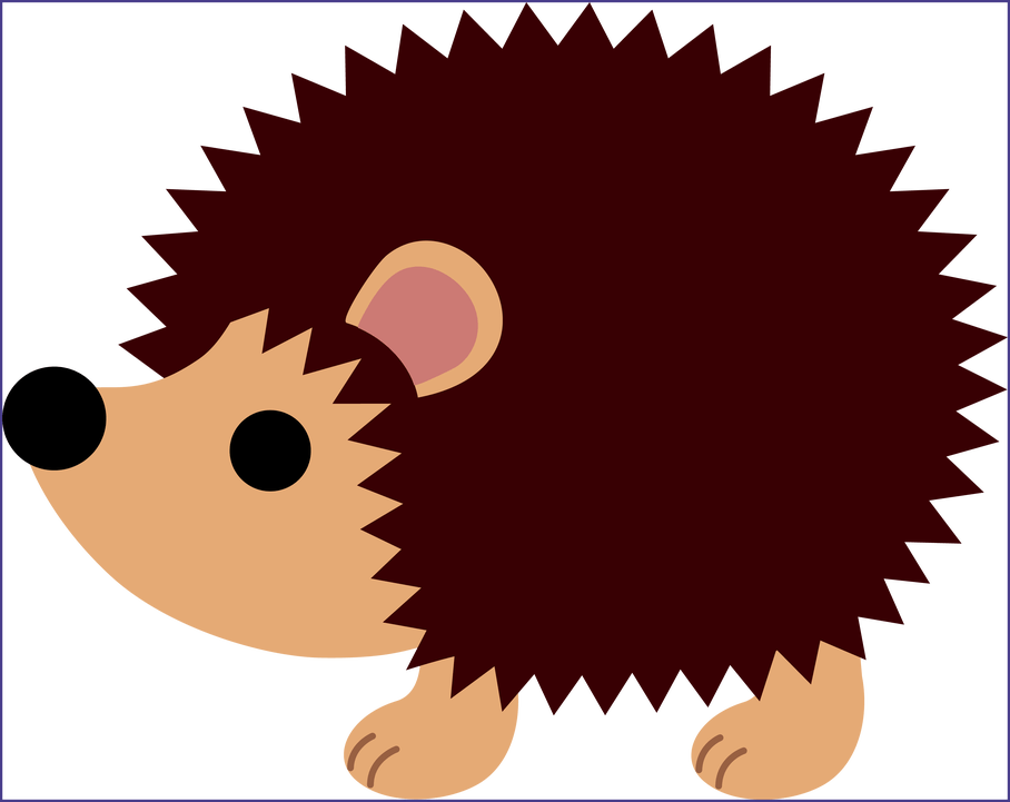hedgehog clipart cute