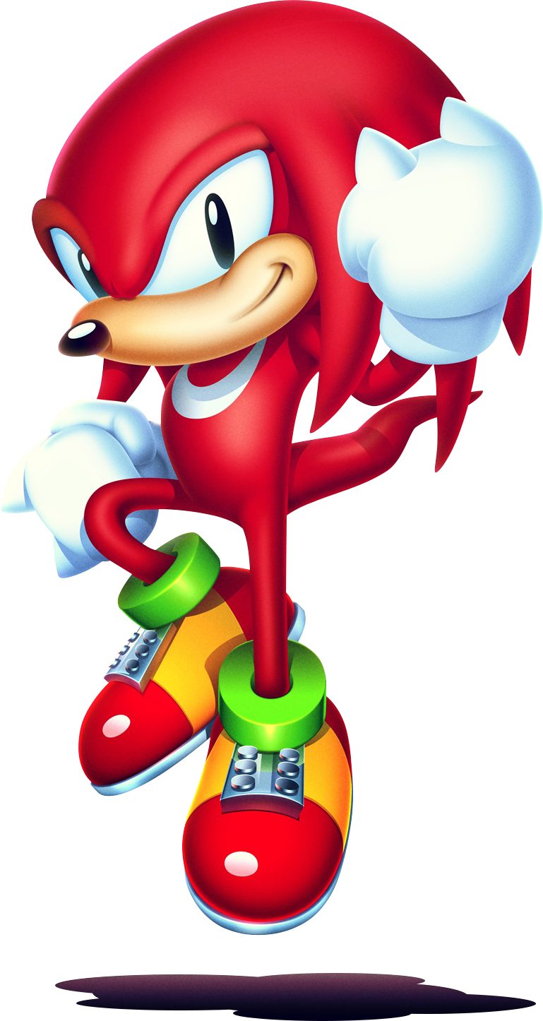 Classic knuckles the echidna. Pointing clipart knuckle