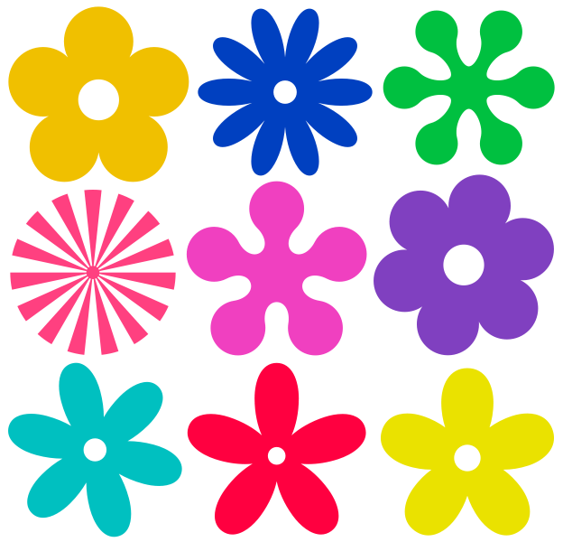 File flower svg join. Ornaments clipart retro