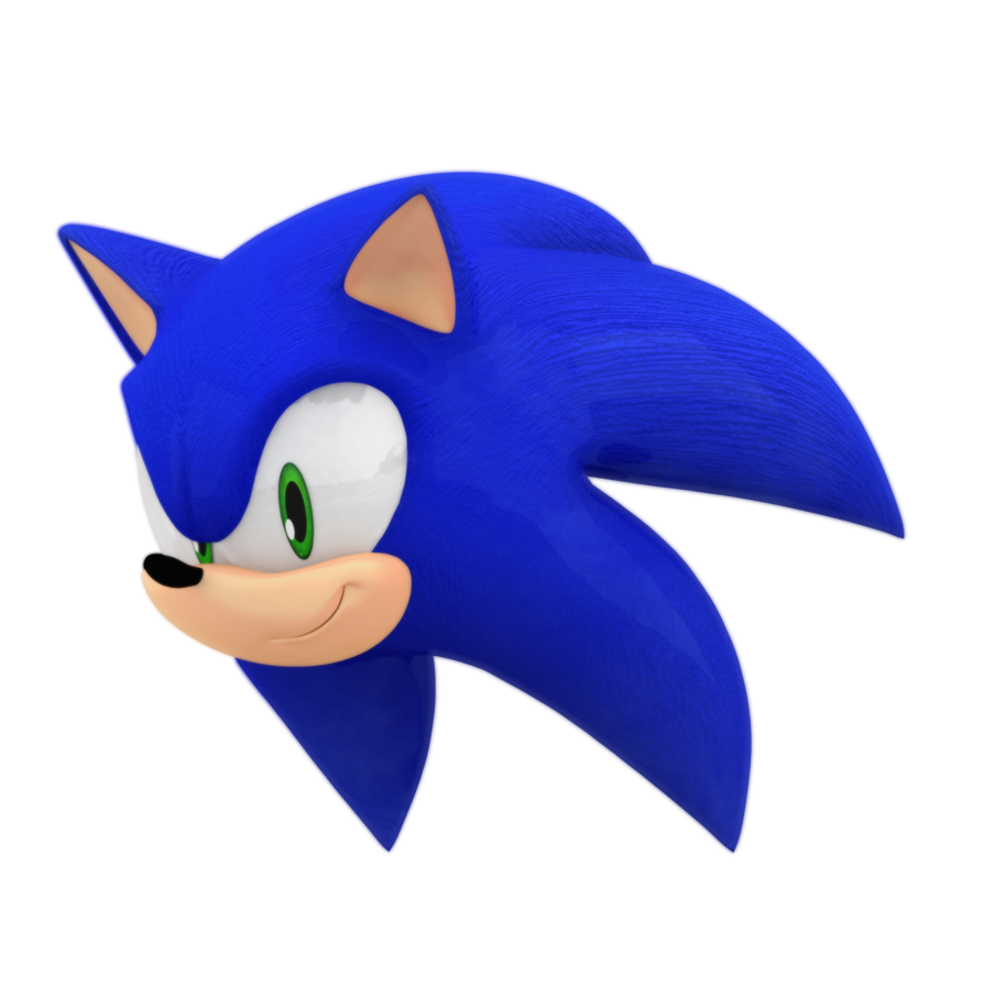 Sonic the k by. Hedgehog clipart head