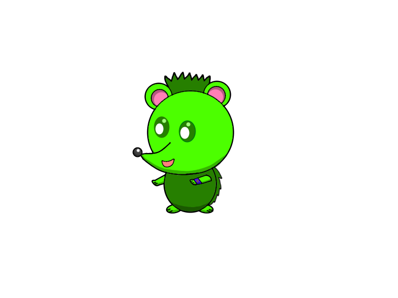 hedgehog clipart spiky