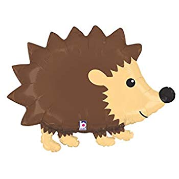 Hedgehog clipart woodland. Betallic p shop balloon