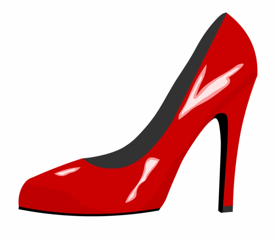 Heels clipart animated. Red shoe high heel