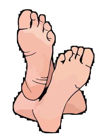 heels clipart bare foot