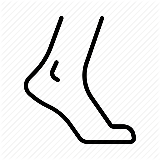  miscellaneous ii outline. Heels clipart bare foot