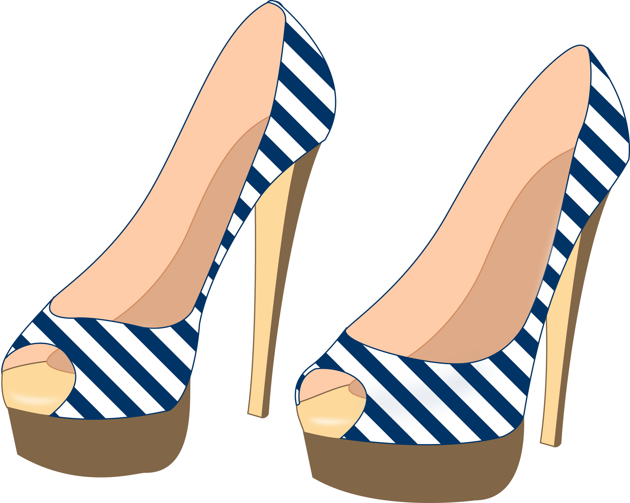 heels clipart blue heel