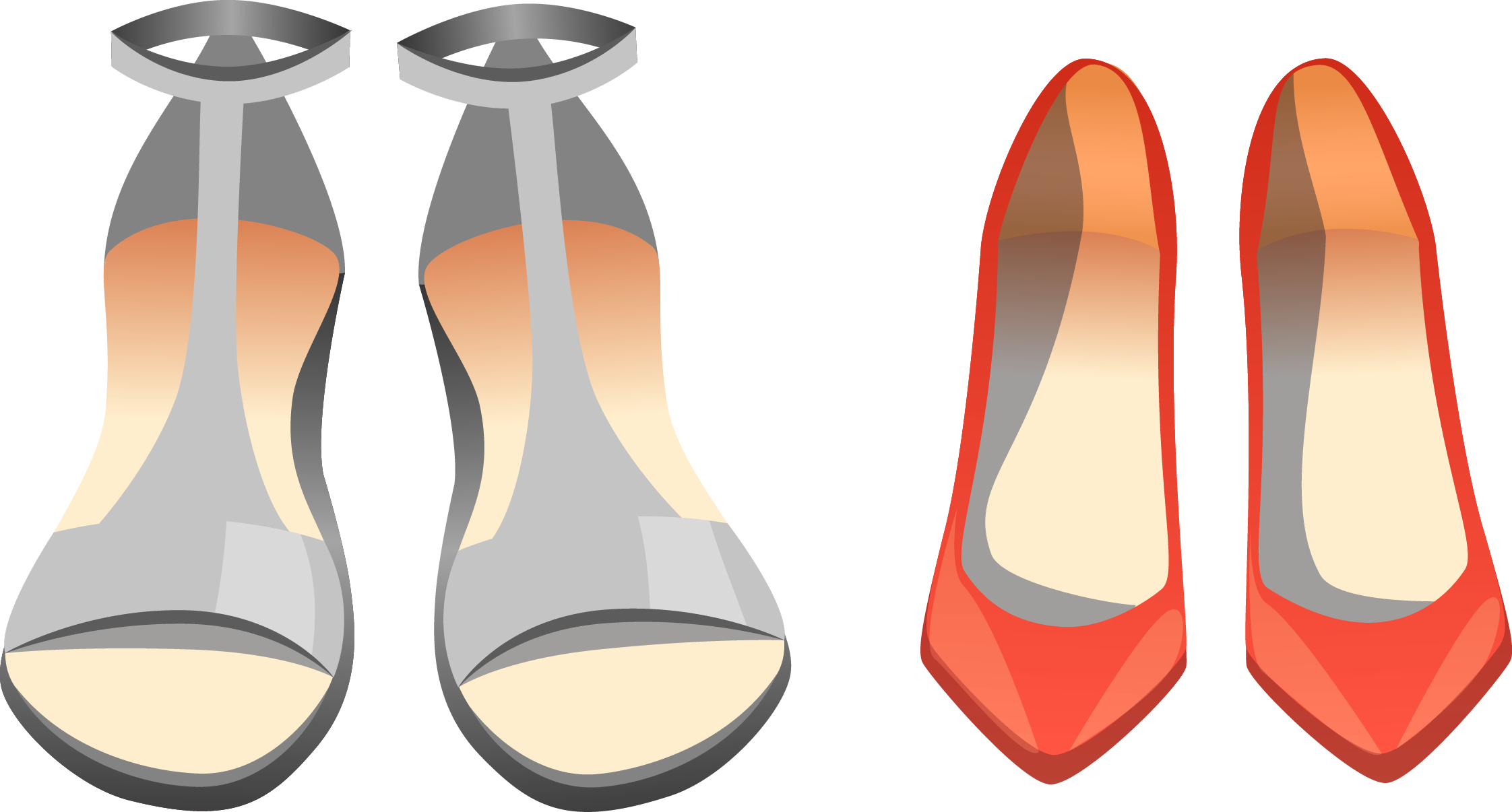orange clipart slipper