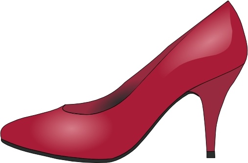heels clipart draw shoe