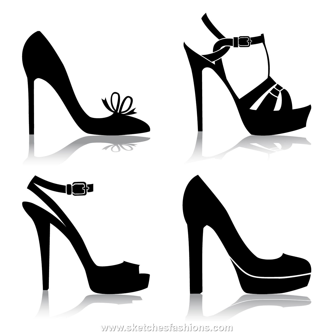 heels clipart footware