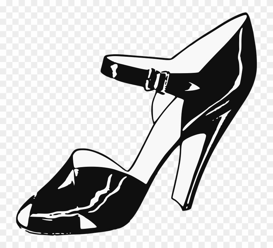 heels clipart lady footwear