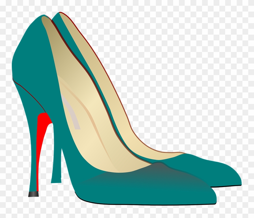 heels clipart lady shoe