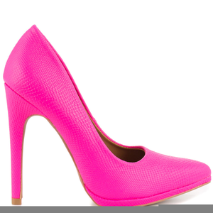 Heels clipart pink. High heel shoe free