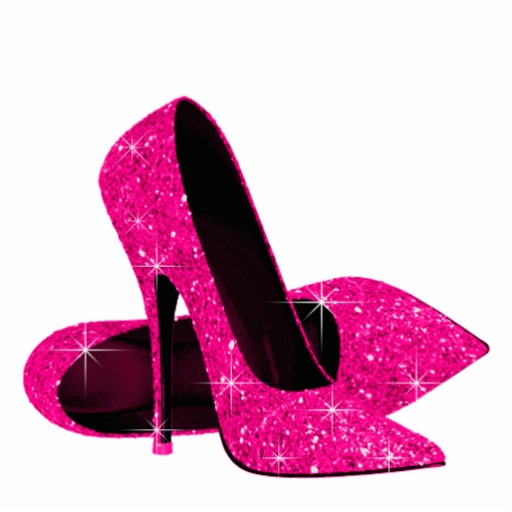 heels clipart pink