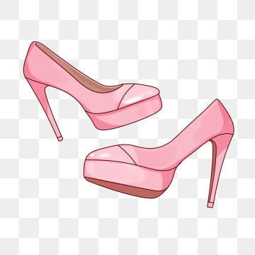 heels clipart pinkhigh
