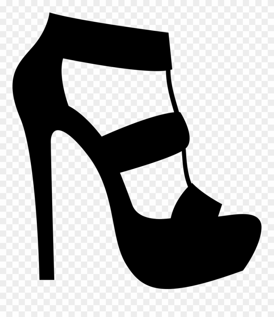heels clipart platform shoe