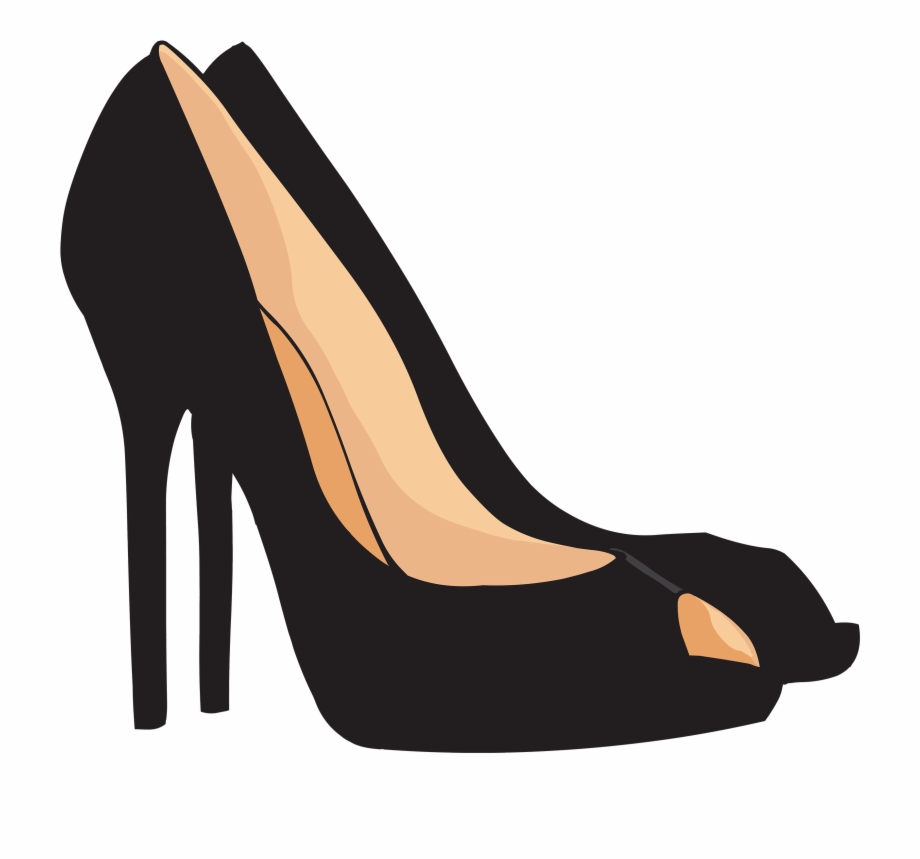 heels clipart pretty shoe