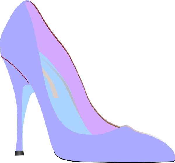 lace clipart purple shoe
