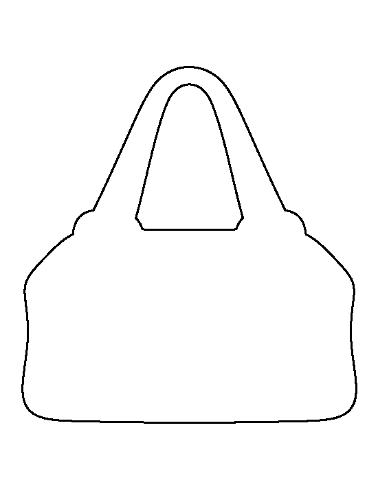 Purse pattern use the. Wallet clipart outline
