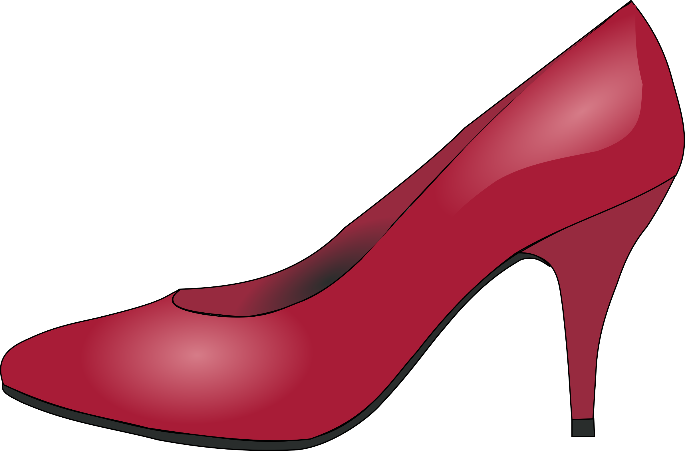 heels clipart red object