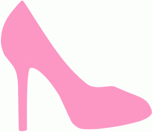 Heels clipart simple. High heel silhouette shapes