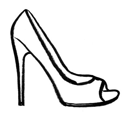 heels clipart simple
