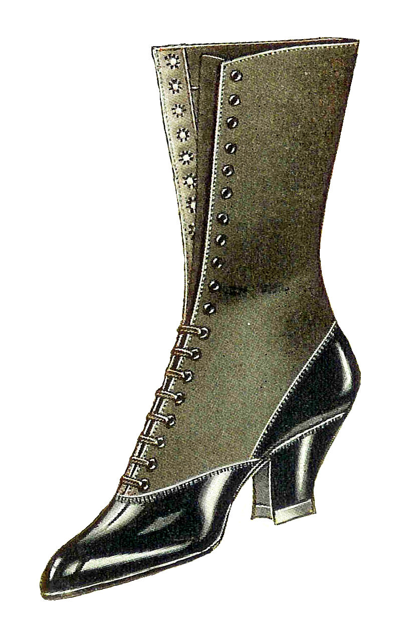 old clipart shoe boot