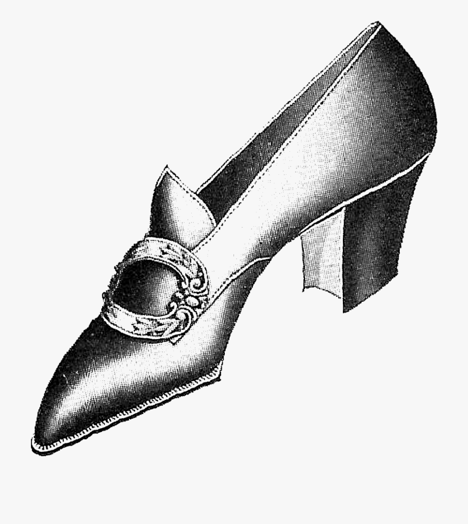 Heels clipart vintage shoe. Clip art is of