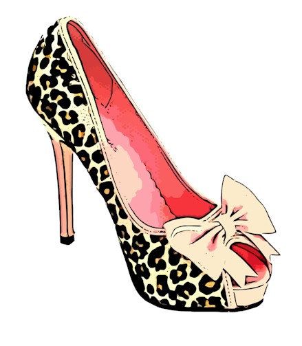 heels clipart women's shoe