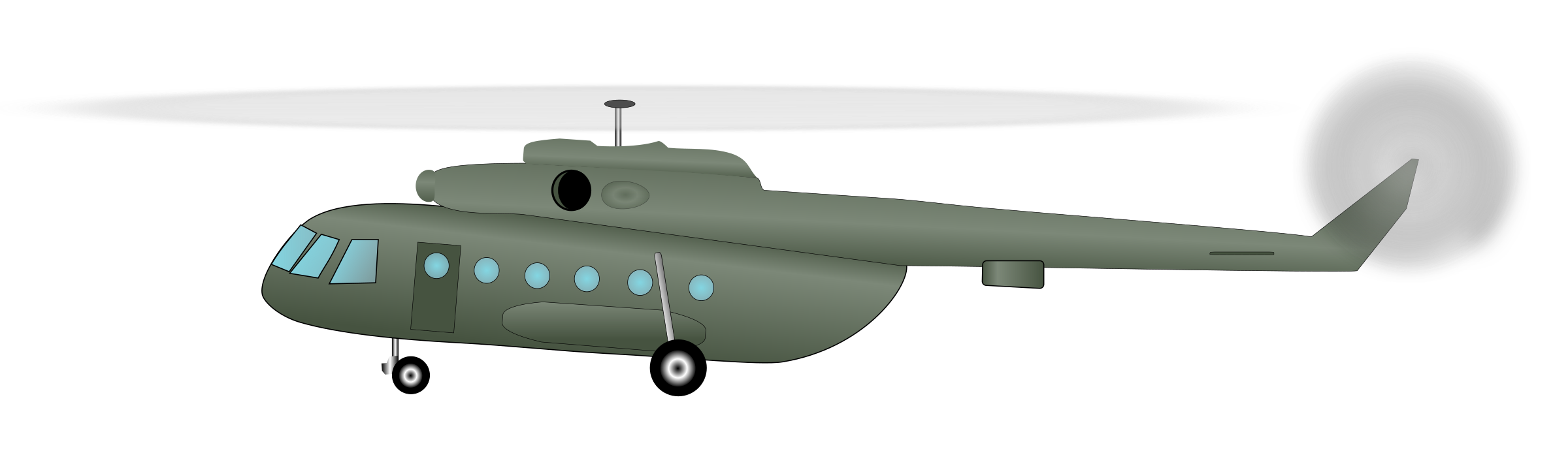 military clipart helecopter