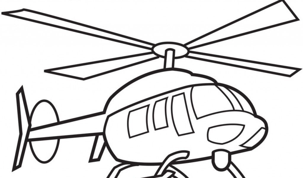 helicopter clipart black and white