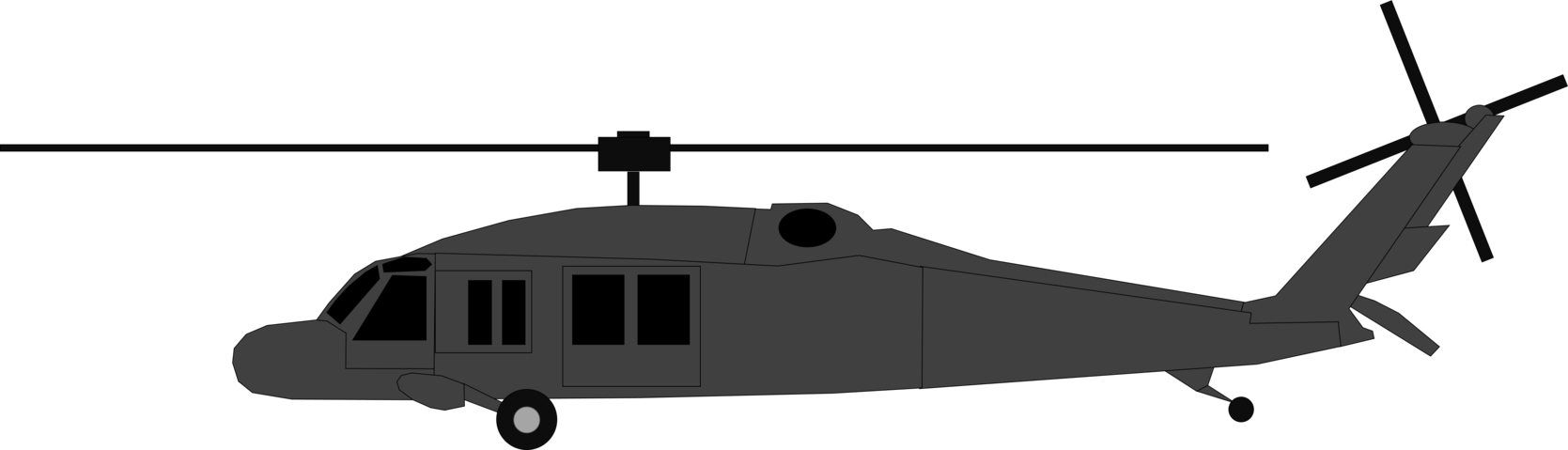 helicopter clipart black hawk helicopter