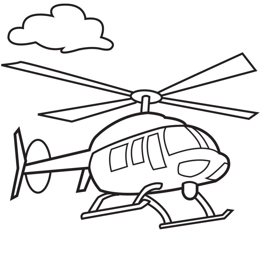 Helicopter clipart color. Free pictures to download