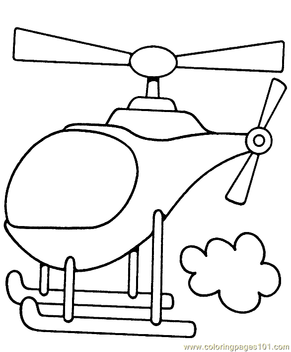 Coloring pages . Helicopter clipart colouring page