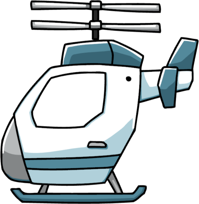 Helicopter comic