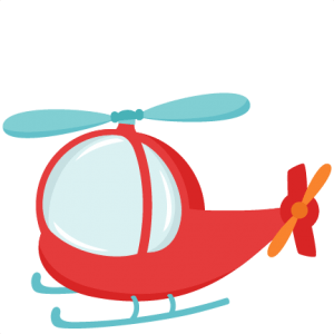 helicopter clipart cute