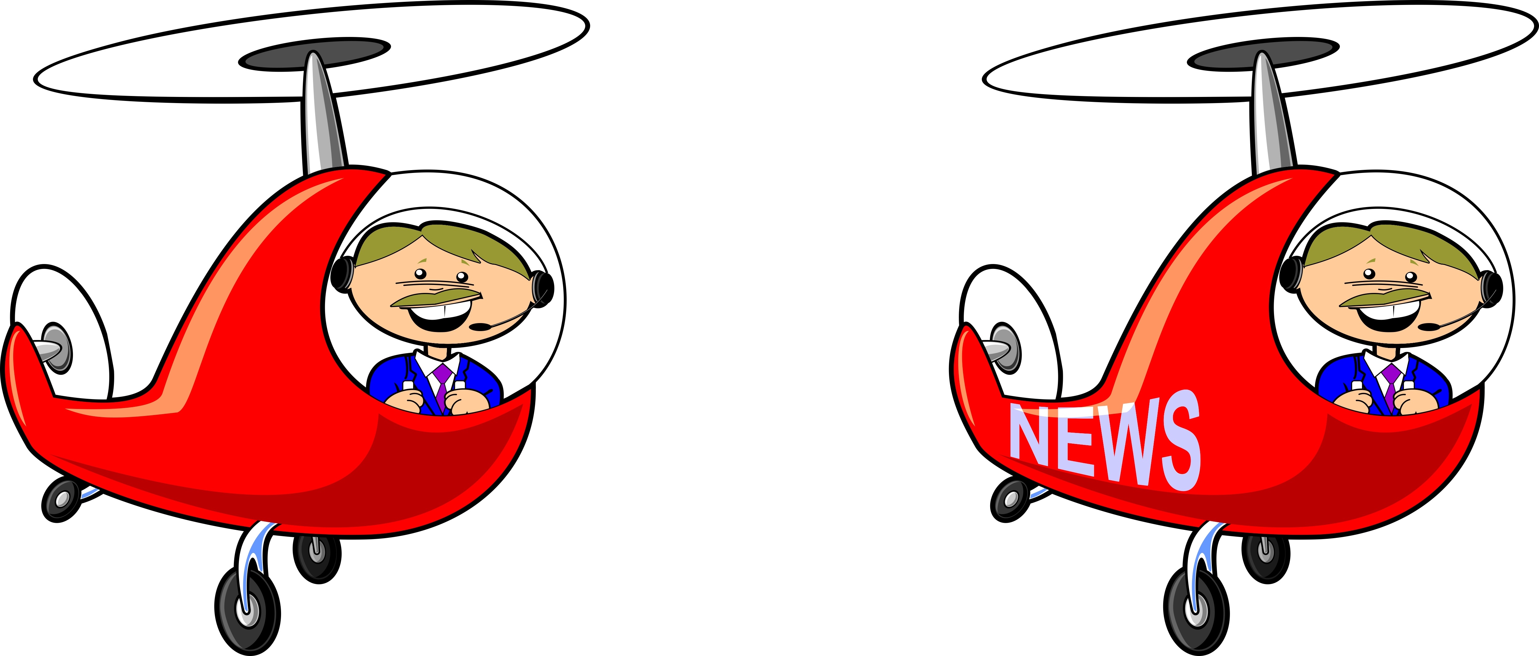 helicopter clipart news helicopter