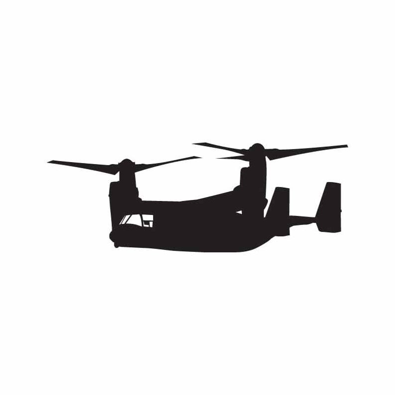 Plane graphic instant download. Helicopter clipart osprey