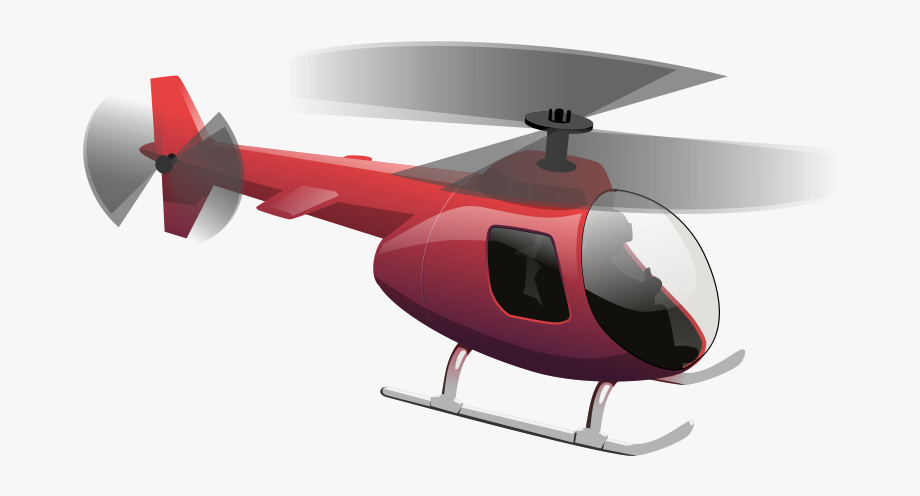 helicopter clipart red helicopter
