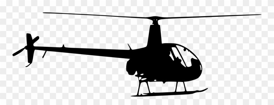 helicopter clipart side view