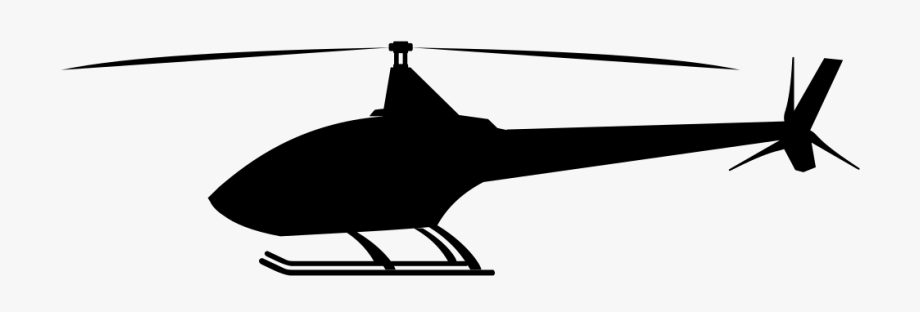 helicopter clipart silhouette