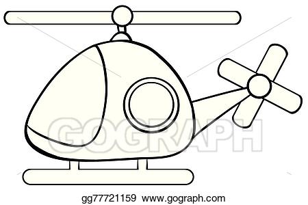helicopter clipart simple