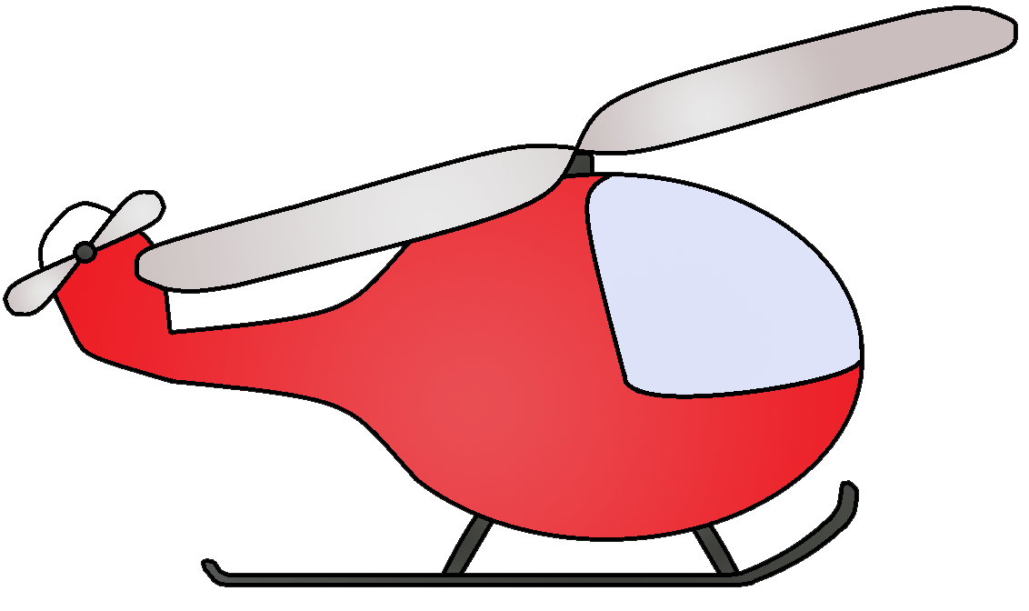 helicopter clipart simple