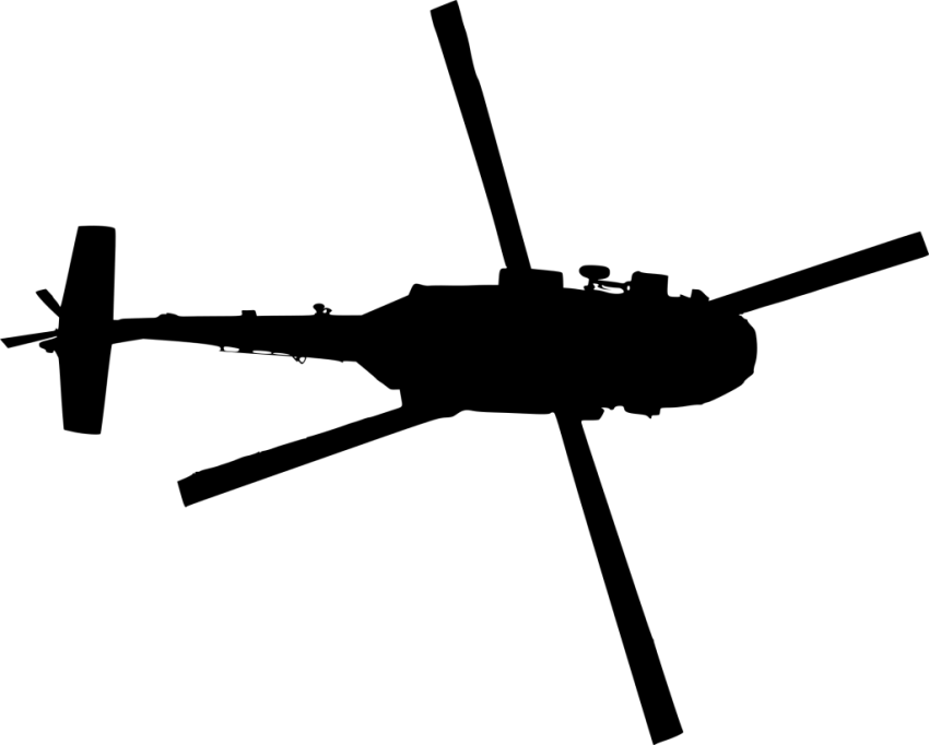 helicopter clipart top view